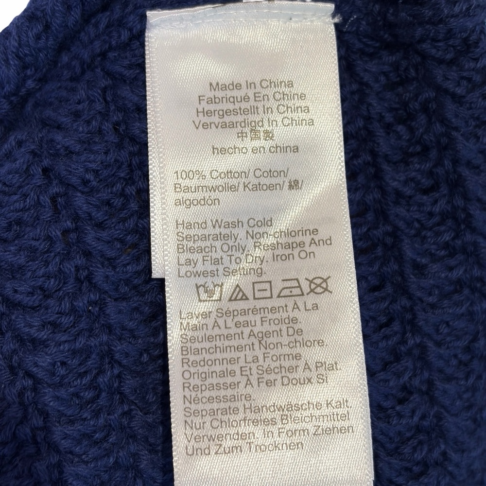 J. Crew Sweater Tank with hand-embellished mirrors in Dark Blue, Size M NWT - Picture 13 of 15